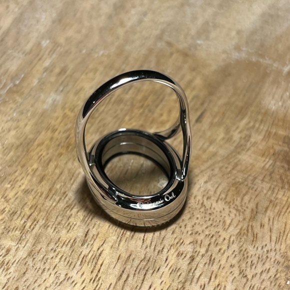 Origami Owl Silver Vintage Living Locket Ring - Size 8 - Picture 10 of 14